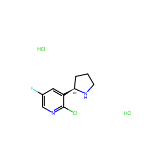 (R)-2-chloro-5-fluoro-3-(pyrrolidin-2-yl)pyridine 2hcl