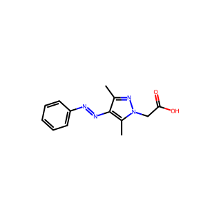 (E)-2-(3,5-Dimethyl-4-(phenyldiazenyl)-1H-pyrazol-1-yl)acetic acid