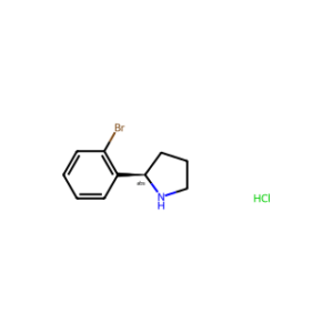 (R)-2-(2-bromophenyl)pyrrolidine hcl