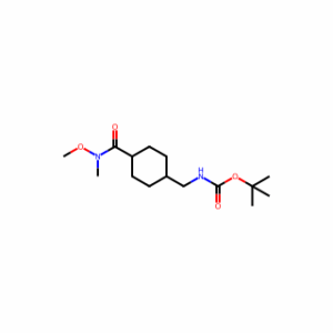 trans-4-[(Boc-amino)methyl]-N-methoxy-N-methylcyclohexanecarboxamide