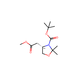 tert-butyl (4S)-4-(2-methoxy-2-oxo-ethyl)-2,2-dimethyl-oxazolidine-3-carboxylate