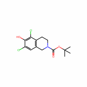 tert-Butyl 5,7-dichloro-6-hydroxy-3,4-dihydroisoquinoline-2(1H)-carboxylate