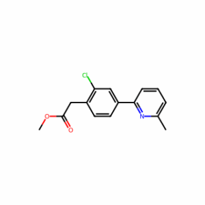 Methyl 2-(2-chloro-4-(6-methylpyridin-2-yl)phenyl)acetate