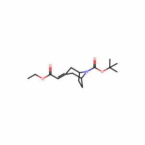 tert-Butyl 3-(2-ethoxy-2-oxoethylidene)-8-azabicyclo[3.2.1]octane-8-carboxylate