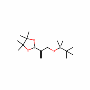 tert-butyldimethyl((2-(4,4,5,5-tetramethyl-1,3,2-dioxaborolan-2-yl)allyl)oxy)silane