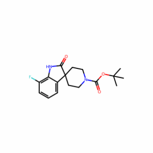 tert-Butyl 7-fluoro-2-oxospiro[indoline-3,4′-piperidine]-1′-carboxylate