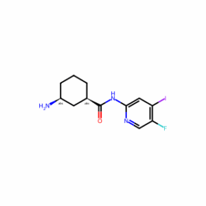 (1R,3S)-3-Amino-N-(5-fluoro-4-iodo-2-pyridinyl)cyclohexanecarboxamide