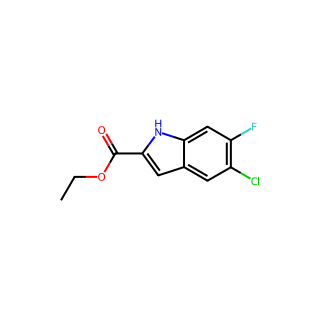ethyl 5-chloro-6-fluoro-1H-indole-2-carboxylate