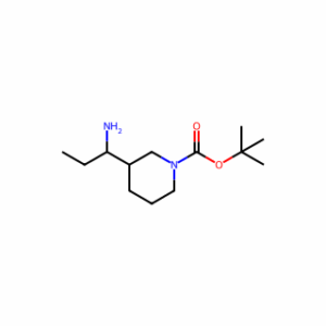tert-Butyl 3-(1-aminopropyl)piperidine-1-carboxylate