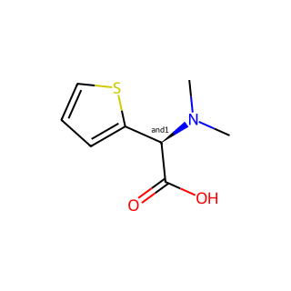 α-(Dimethylamino)-2-thiopheneacetic acid