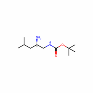 (R)-(2-Amino-4-methylpentyl)carbamic acid tert-butyl ester
