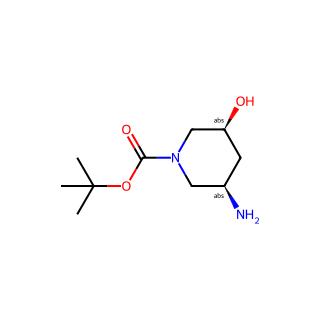 (3R,5S)-3-Amino-5-hydroxypiperidine-1-carboxylic acid tert-butyl ester