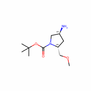 tert-butyl (2R,4S)-4-amino-2-(methoxymethyl)pyrrolidine-1-carboxylate