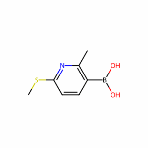 (2-Methyl-6-(methylthio)pyridin-3-yl)boronic acid