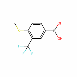 (4-(Methylthio)-3-(trifluoromethyl)phenyl)boronic acid