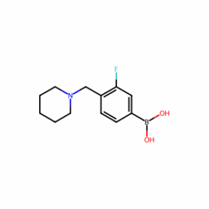 (3-Fluoro-4-(piperidin-1-ylmethyl)phenyl)boronic acid