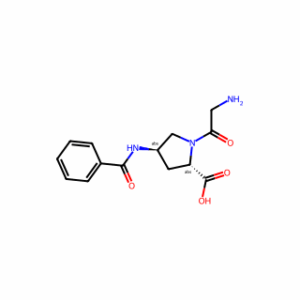 (2S,4R)-1-(2-Aminoacetyl)-4-benzamidopyrrolidine-2-carboxylic acid