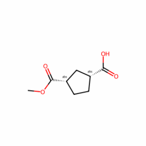 (1R,3S)-3-(Methoxycarbonyl)cyclopentanecarboxylic acid