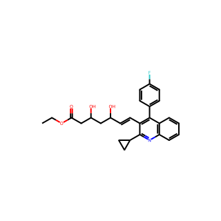 (3R,5S)-Ethyl 7-(2-cyclopropyl-4-(4-fluorophenyl)quinolin-3-yl)-3,5-dihydroxyhept-6-enoate