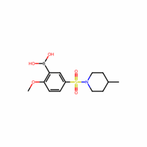 (2-Methoxy-5-((4-methylpiperidin-1-yl)sulfonyl)phenyl)boronic acid
