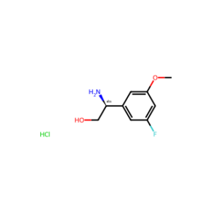 (S)-2-Amino-2-(3-fluoro-5-methoxyphenyl)ethan-1-ol hydrochloride