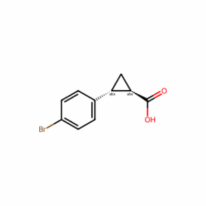 (1R,2R)-2-(4-Bromophenyl)cyclopropane-1-carboxylic acid