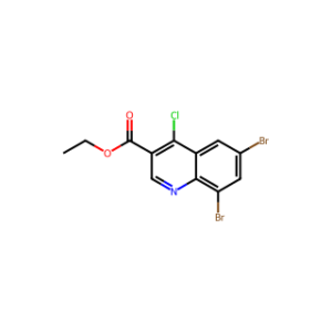 ethyl 6,8-dibromo-4-chloroquinoline-3-carboxylate