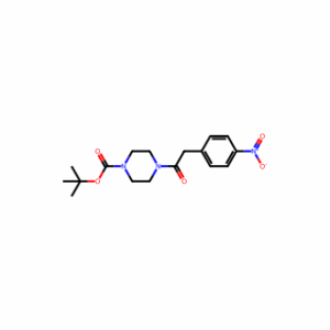 tert-butyl 4-[2-(4-nitrophenyl)acetyl]piperazine-1-carboxylate