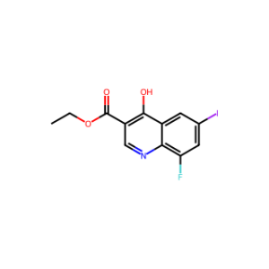 Ethyl 8-fluoro-4-hydroxy-6-iodoquinoline-3-carboxylate