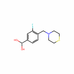 (3-Fluoro-4-(thiomorpholinomethyl)phenyl)boronic acid