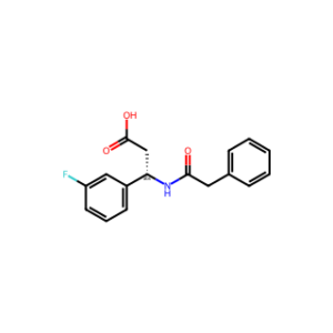 (S)-3-(3-Fluorophenyl)-3-(2-phenylacetamido)propanoic acid