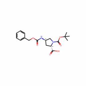 (2S,4R)-4-{[(benzyloxy)carbonyl]amino}-1-[(tert-butoxy)carbonyl]pyrrolidine-2-carboxylic acid