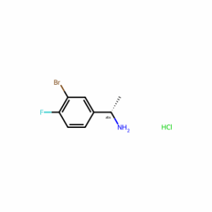 (1S)-1-(3-BROMO-4-FLUOROPHENYL)ETHAN-1-AMINE HYDROCHLORIDE