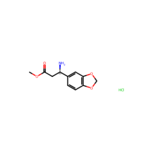 (R)-Methyl 3-amino-3-(benzo[d][1,3]dioxol-5-yl)propanoate hydrochloride