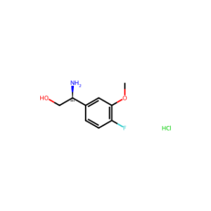 (S)-2-AMINO-2-(4-FLUORO-3-METHOXYPHENYL)ETHAN-1-OL HCL