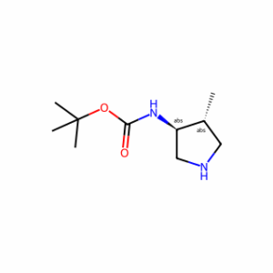 trans-(4-Methylpyrrolidin-3-yl)carbamic acid tert-butyl ester
