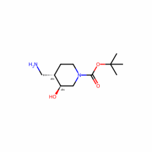 tert-butyl (3S,4S)-4-(aminomethyl)-3-hydroxypiperidine-1-carboxylate