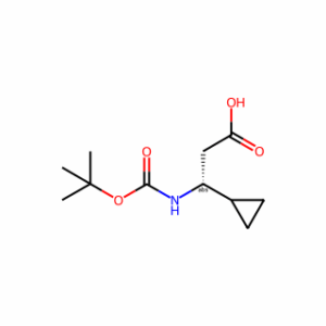 (3R)-3-{[(tert-butoxy)carbonyl]amino}-3-cyclopropylpropanoic acid