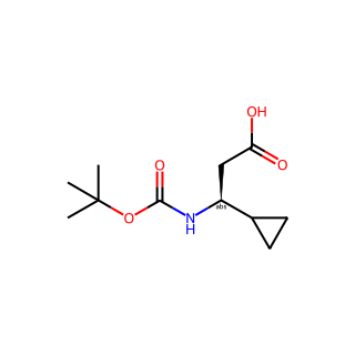 (S)-3-((tert-Butoxycarbonyl)amino)-3-cyclopropylpropanoic acid