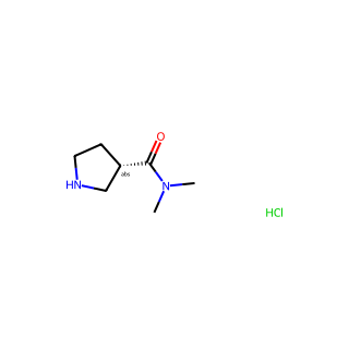 (3S)-N,N-dimethylpyrrolidine-3-carboxamide hydrochloride
