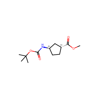 trans-Methyl 3-((tert-butoxycarbonyl)amino)cyclopentanecarboxylate