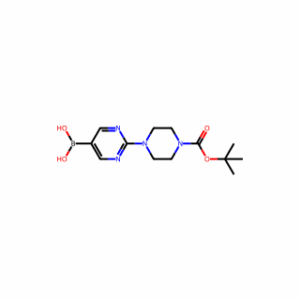 (2-(4-(tert-Butoxycarbonyl)piperazin-1-yl)pyrimidin-5-yl)boronic acid
