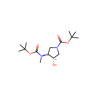 (3S,4S)-Tert-Butyl 3-((tert-butoxycarbonyl)(methyl)amino)-4-hydroxypyrrolidine-1-carboxylate