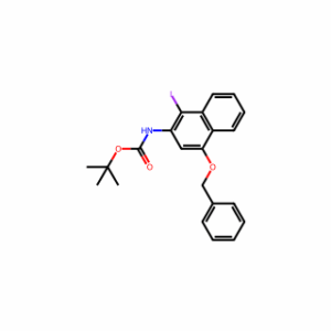 Tert-Butyl (4-(Benzyloxy)-1-Iodonaphthalen-2-Yl)Carbamate