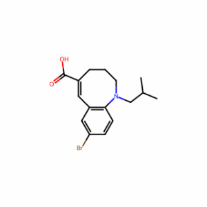 (E)-8-Bromo-1-isobutyl-1,2,3,4-tetrahydrobenzo[b]azocine-5-carboxylic acid