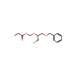 ((1-(Benzyloxy)-3-chloropropan-2-yl)oxy)methyl propionate