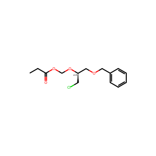 ((1-(Benzyloxy)-3-chloropropan-2-yl)oxy)methyl propionate