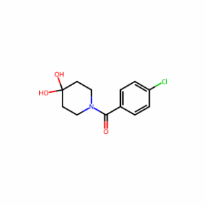(4-CHLOROPHENYL)(4,4-DIHYDROXYPIPERIDIN-1-YL)METHANONE