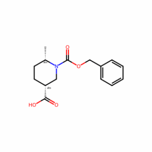 (3R,6S)-1-benzyloxycarbonyl-6-methyl-piperidine-3-carboxylic acid