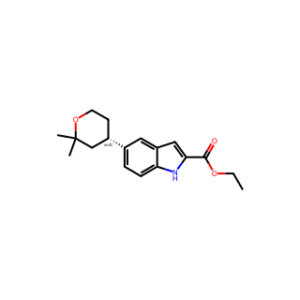 Ethyl 5-(2,2-Dimethyltetrahydro-2H-Pyran-4-Yl)-1H-Indole-2-Carboxylate